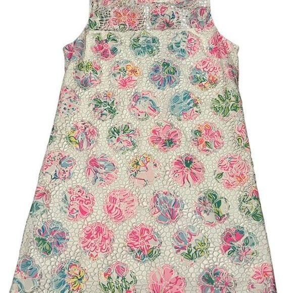 Lilly Pulitzer Womens Vivia Romper Paradise Found Print Flower Lace Size 12 NWT - Picture 1 of 5